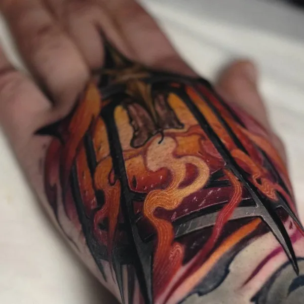 Anime tattoo by Геннадий Алмазов in Moscow