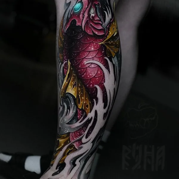 Anime tattoo by Геннадий Алмазов in Moscow