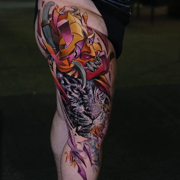 Anime tattoo by Геннадий Алмазов in Moscow