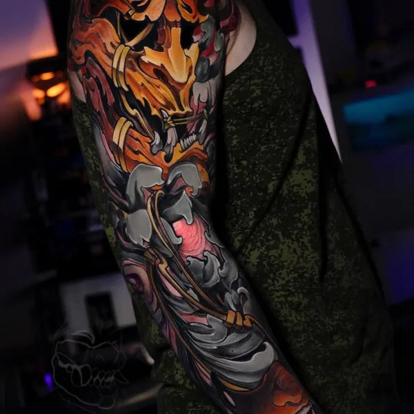 Anime tattoo by Геннадий Алмазов in Moscow