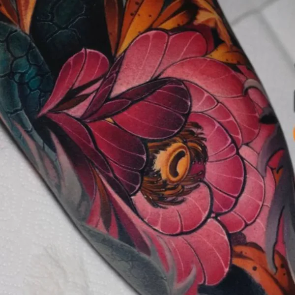 Anime tattoo by Геннадий Алмазов in Moscow