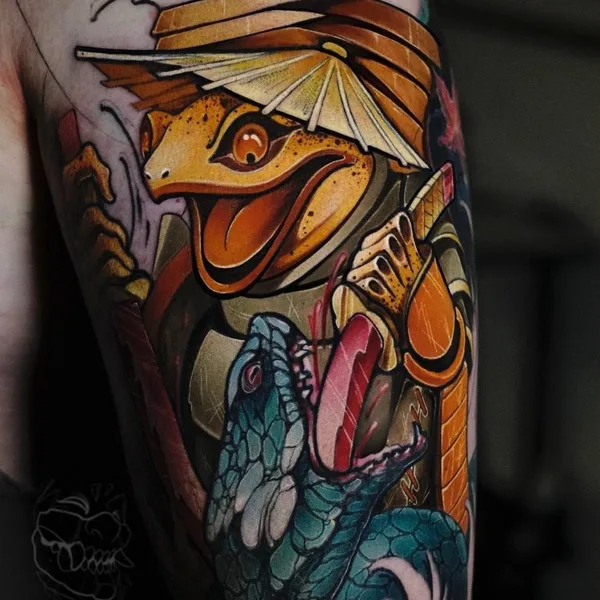 Anime tattoo by Геннадий Алмазов in Moscow