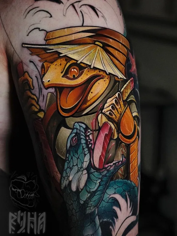 color japanese tatuaje en forearm #78347 | Tatuador Геннадий Алмазов