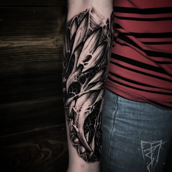 bioorganic tattoo by Влад Цедейко in Иркутск