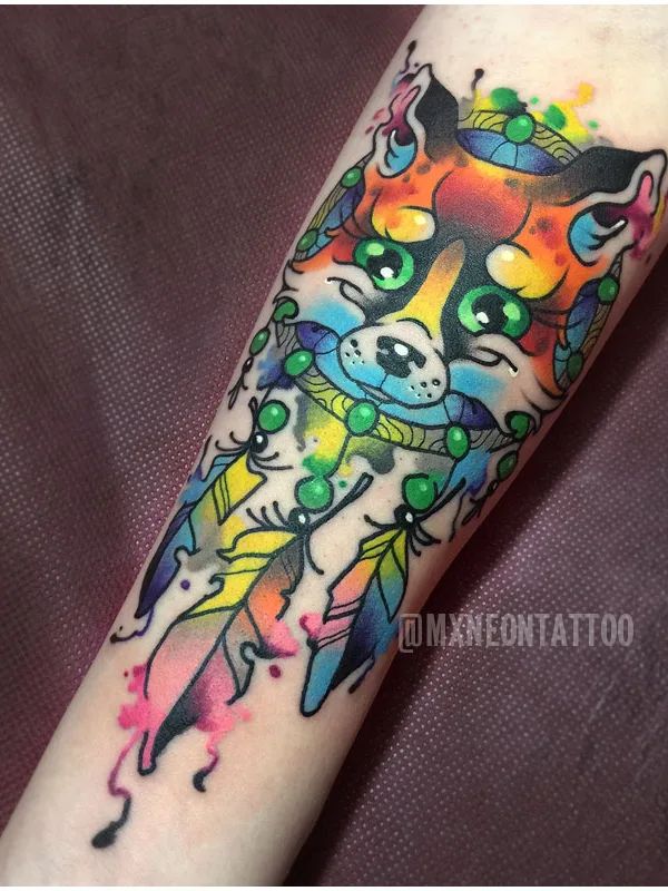 color illustrative татуировка на forearm #78536 | Тату мастер Максим Неонов