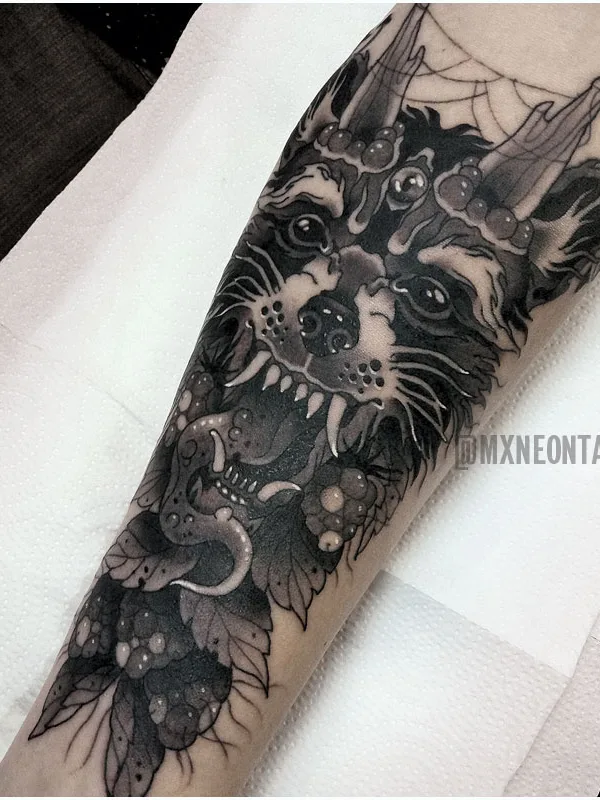 black and grey black and grey татуировка на forearm #78538 | Тату мастер Максим Неонов