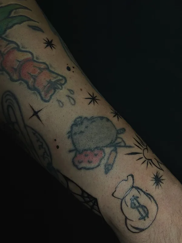 color old school татуировка на forearm #78768 | Тату мастер Ангелина Комзарова