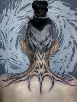 Calligraphy tattoo by KOLYASAFER (Коля Сафер) in Saint Petersburg