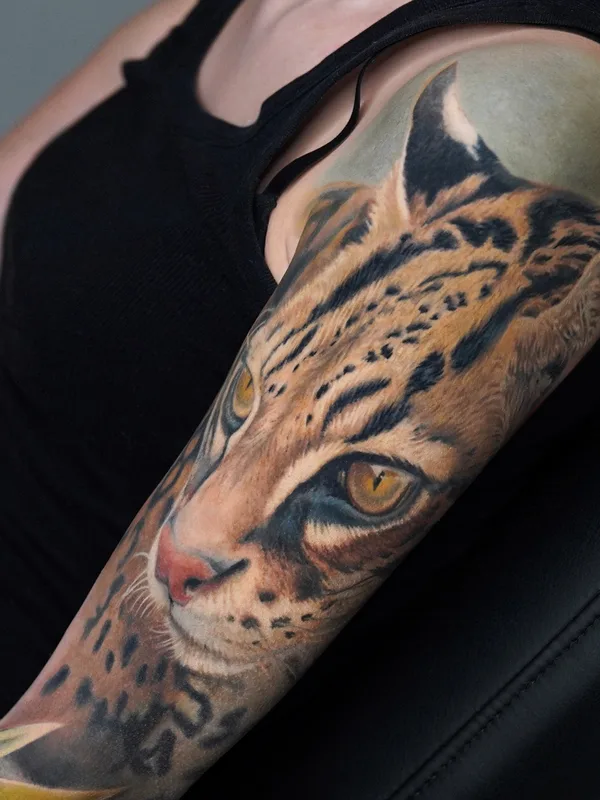 female color realism 타투 부위 full sleeve #78895 | 타투이스트 Анастасия Волкова
