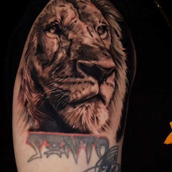 Чёрно-серая tattoo by Nicholas Fernandez in Las Vegas