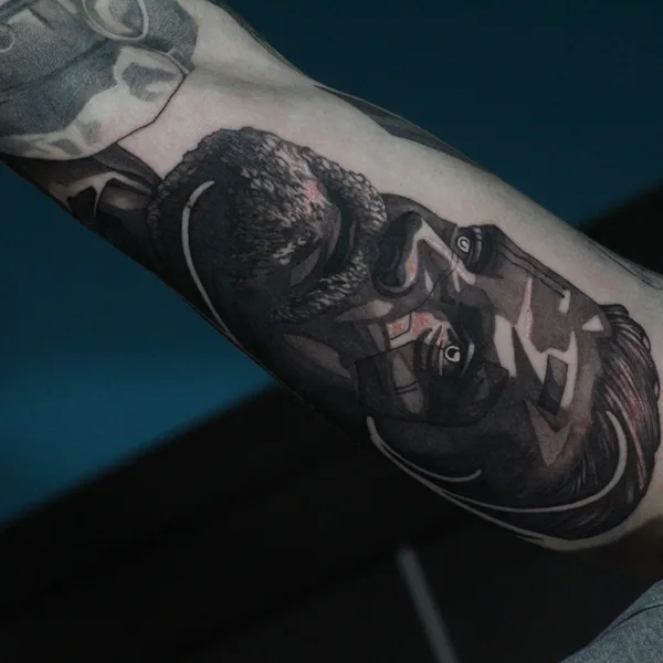Black tattoo by Андрей Андронов in Сызрань
