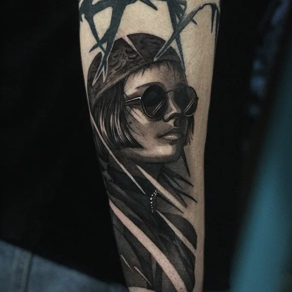 Black tattoo by Андрей Андронов in Сызрань