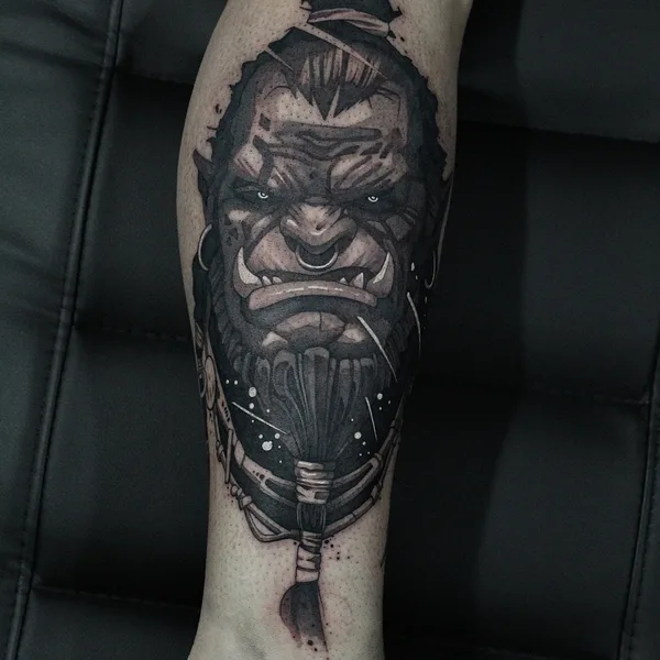 Black tattoo by Андрей Андронов in Сызрань