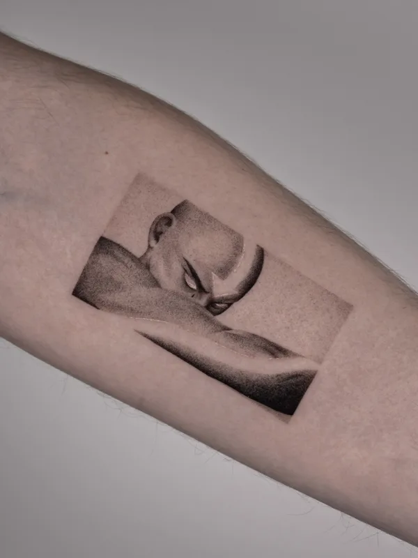 black and grey black and grey Tatuaggio su forearm #78959 | Tatuatore Никита Нико