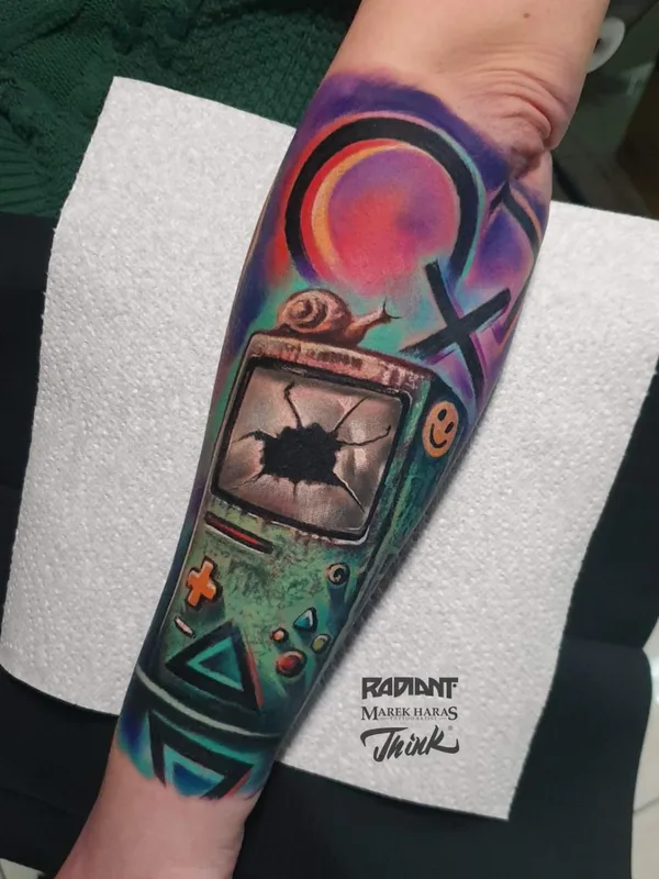 color illustrative татуировка на forearm #79055 | Тату мастер Marek Unfamous Haras