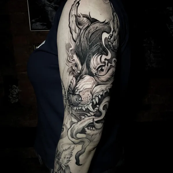 Lettering tattoo by Павел Легендарный in Сочи