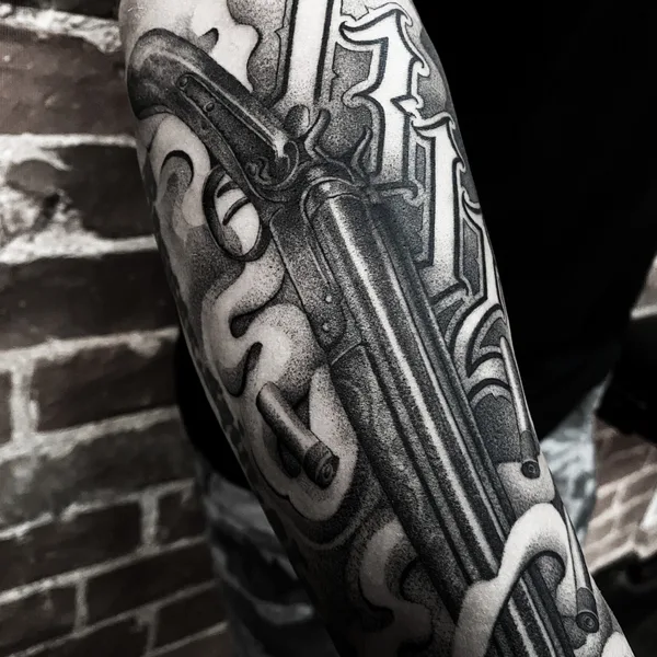 Lettering tattoo by Павел Легендарный in Сочи