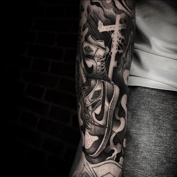 Lettering tattoo by Павел Легендарный in Сочи