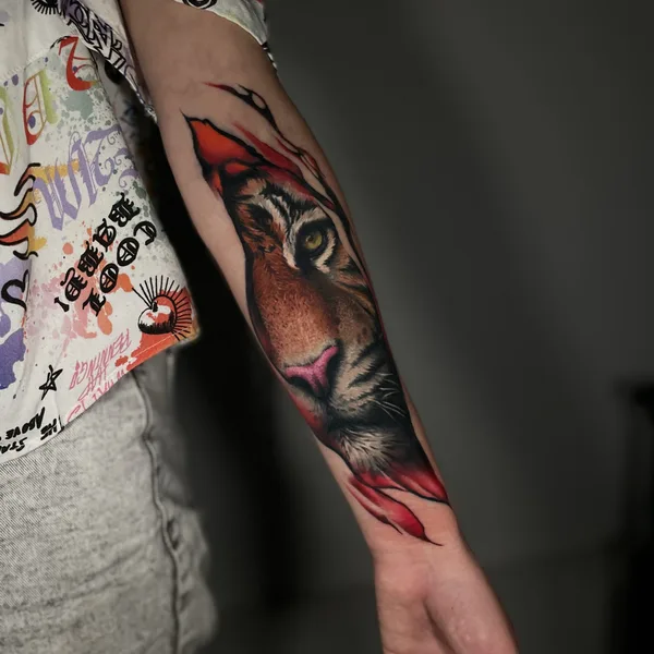 Realism tattoo by Maxim Tyatin