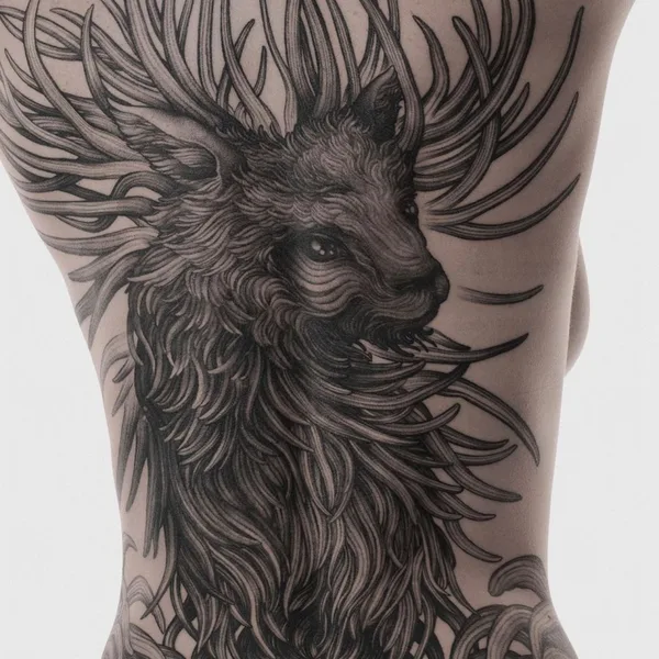 whipshading tattoo by Parvick Faramarz in Moscow