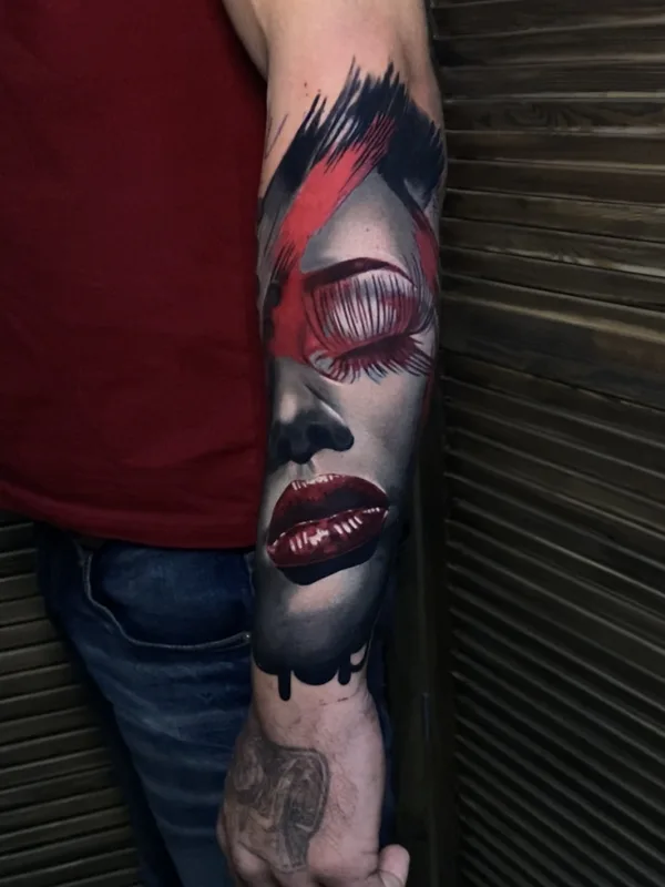 black and grey realism татуировка на forearm #79363 | Тату мастер Вера Чертыковцева