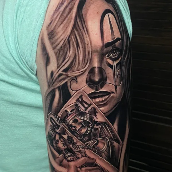 Чикано tattoo by Вера Чертыковцева in Краснодар