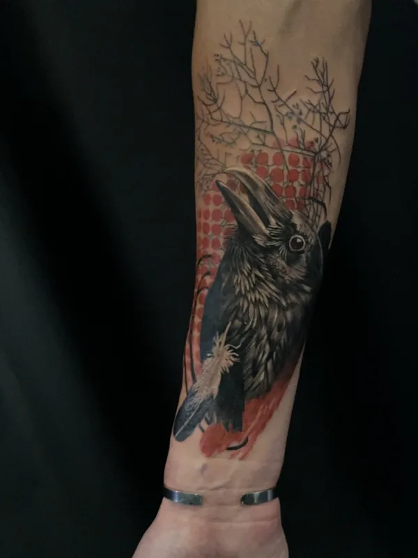 color illustrative татуировка на forearm #79368 | Тату мастер Вера Чертыковцева