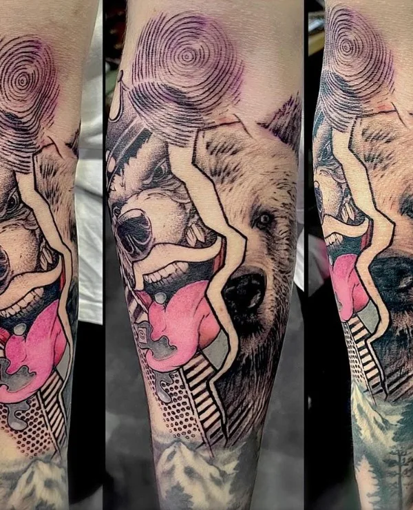 color illustrative татуировка на forearm #79380 | Тату мастер Alex Drozd