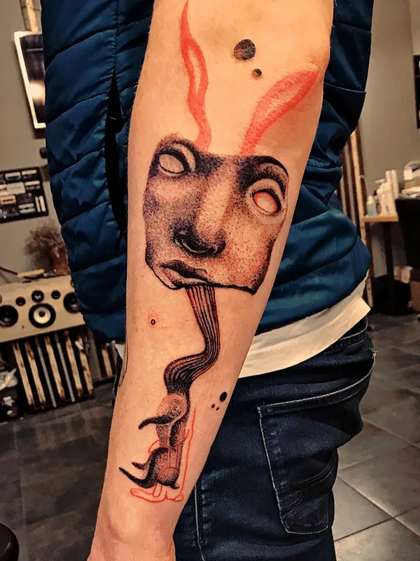 color illustrative татуировка на forearm #79382 | Тату мастер Alex Drozd