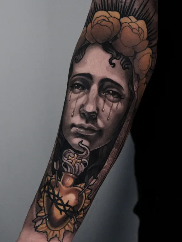 color realism Tatuaggio su forearm #79397 | Tatuatore Adam OBrien