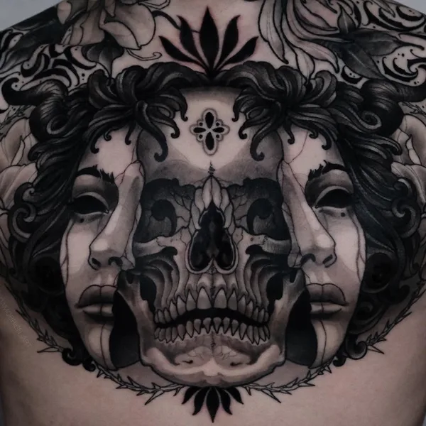 Neo Traditional tattoo by Adam OBrien in Austin