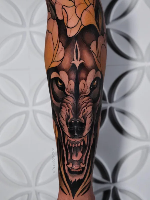 color illustrative Tatuaggio su forearm #79400 | Tatuatore Adam OBrien