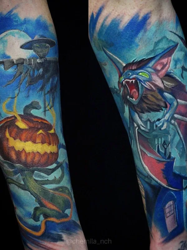 color illustrative 타투 부위 forearm #79413 | 타투이스트 Алёна Карчина