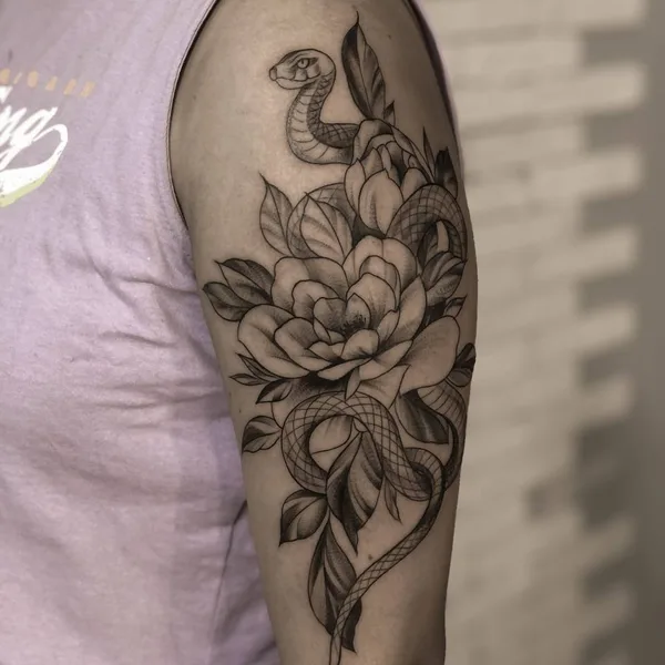 Illustrative tattoo by Алёна Карчина in Казань