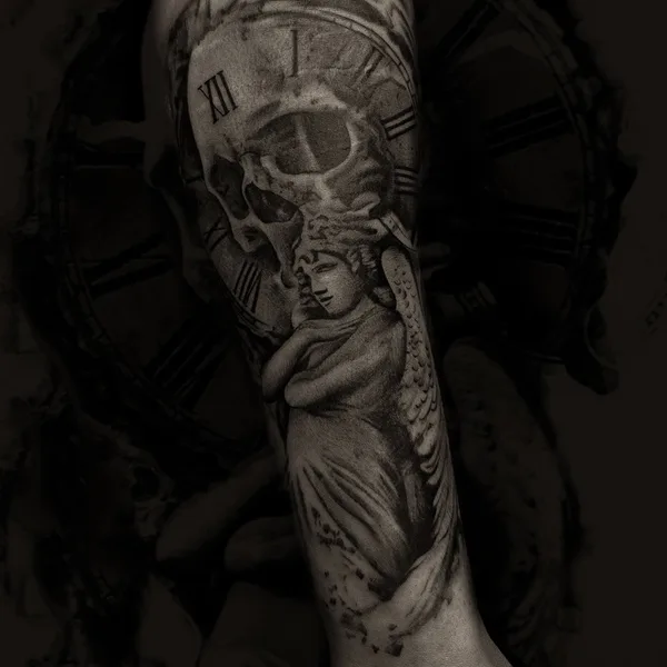 Illustrative tattoo by Алёна Карчина in Казань