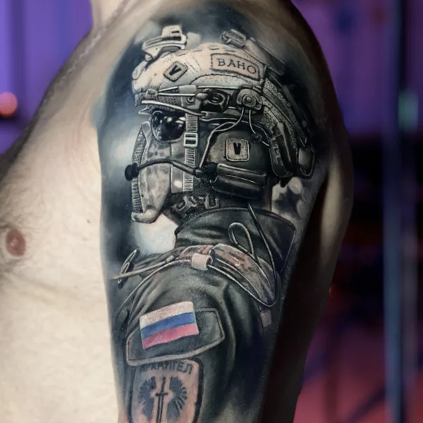 Realism tattoo by Виталий Стабин in Симферополь