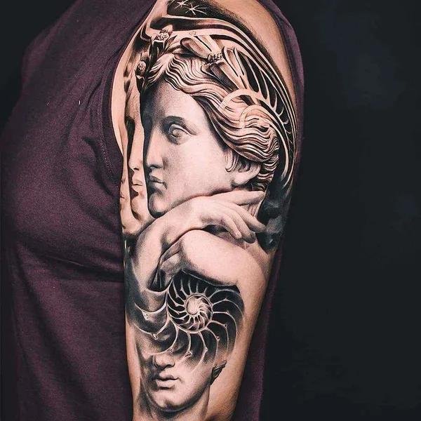 Author's Style tattoo by Bruno Reis in Rio de Janeiro