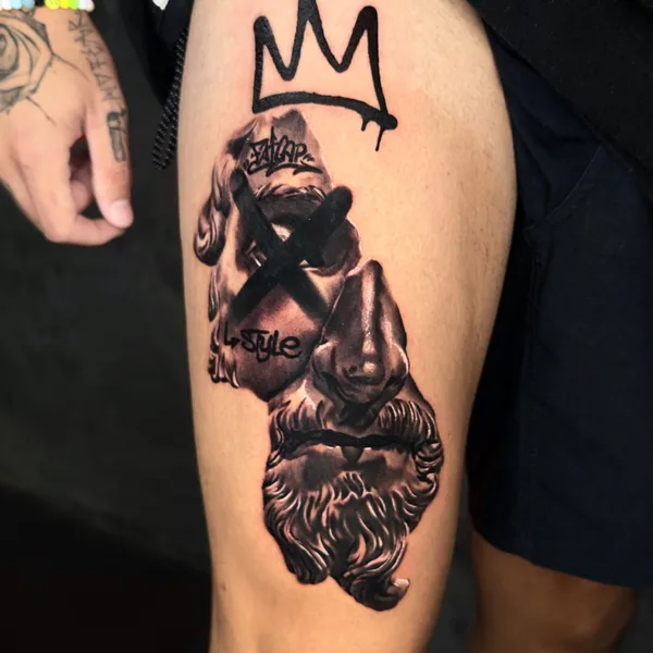 Author's Style tattoo by Bruno Reis in Rio de Janeiro