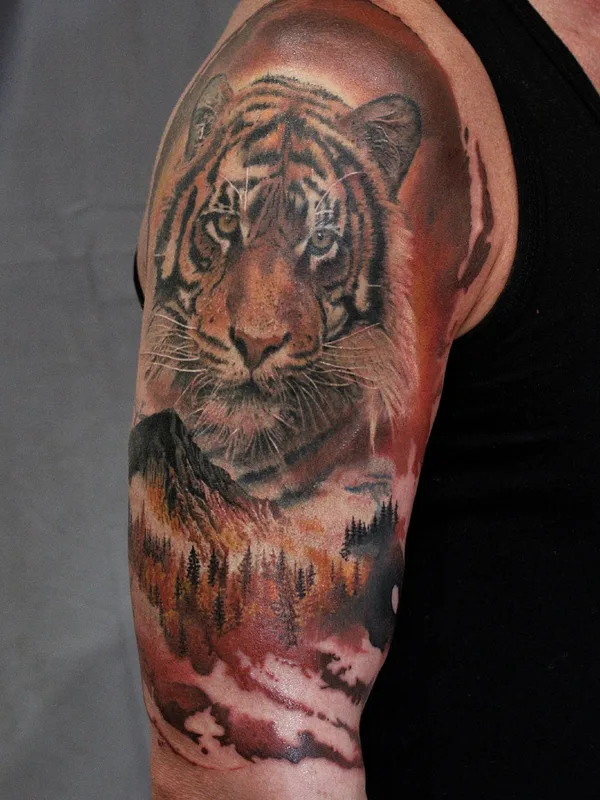 color realism татуировка на upper arm #79469 | Тату мастер Сергей Манкевич 