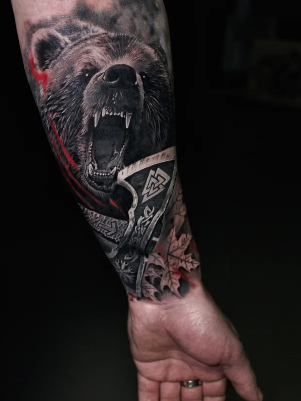 black and grey realism татуировка на forearm #79471 | Тату мастер Сергей Манкевич 