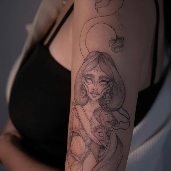Author's Style tattoo by Kseniia Grazhdan in Metropolitan Manila