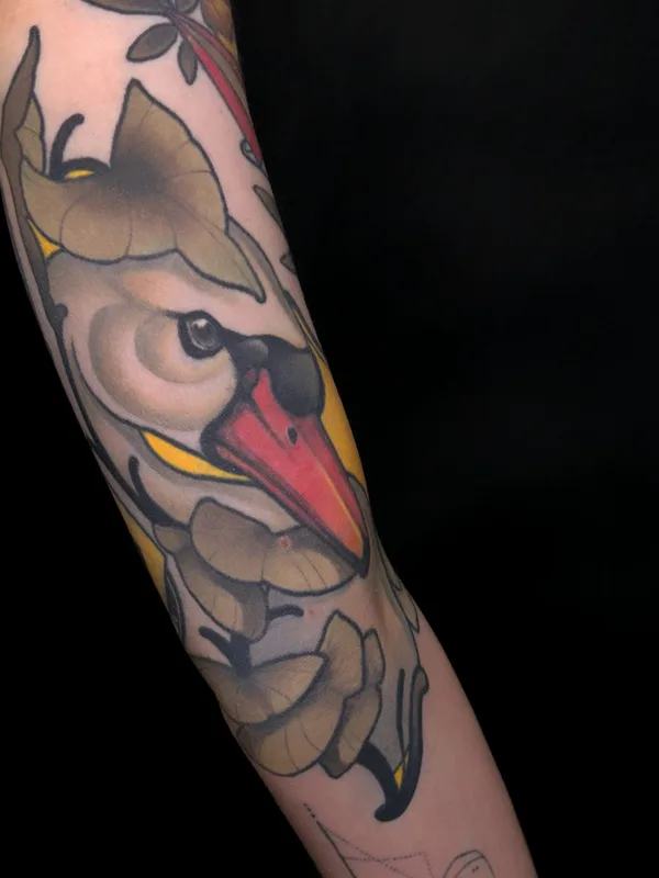 color neo-traditional татуировка на forearm #79565 | Тату мастер Игорь Скобелев