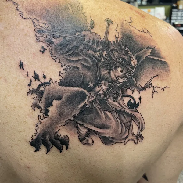 Anime tattoo by Clyde Wint - Lyfestyle Tattoos in Tampa