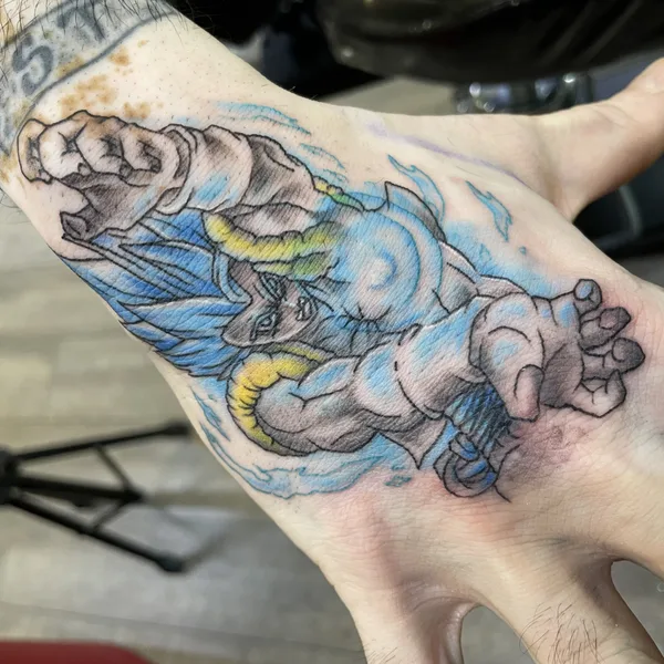 Anime tattoo by Clyde Wint - Lyfestyle Tattoos in Tampa