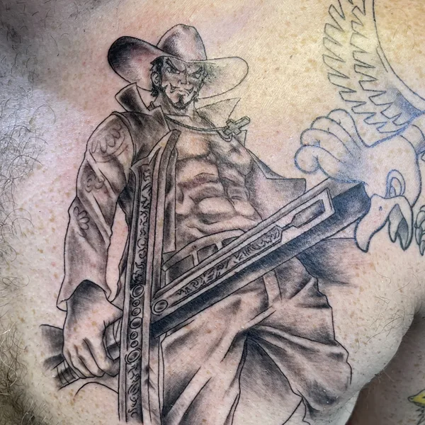 Anime tattoo by Clyde Wint - Lyfestyle Tattoos in Tampa