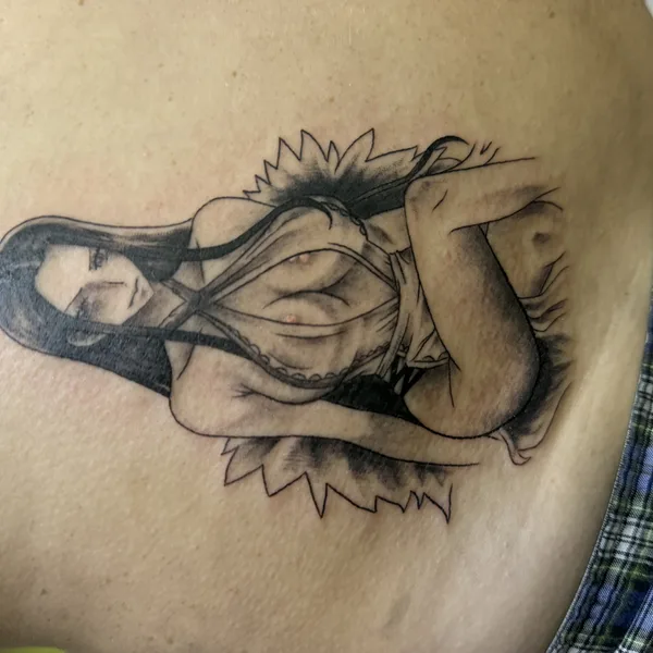 Anime tattoo by Clyde Wint - Lyfestyle Tattoos in Tampa