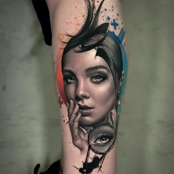 Realism tattoo by Neto Coutinho