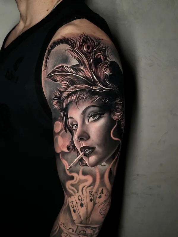 black and grey realism Tatuagem em full sleeve #79810 | Tatuador Neto Coutinho