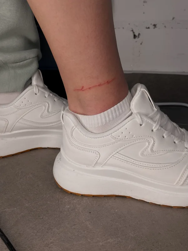 color fineline татуировка на ankle #79865 | Тату мастер Иришка Павлова IDETKA