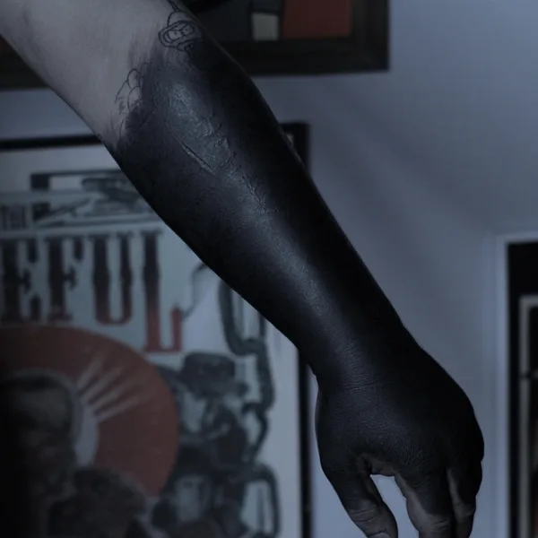 handpoke tattoo by Максим zaycev_ink